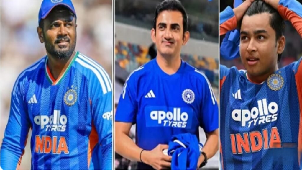 संजू सैमसन और वैभव सूर्यवंशी Gautam Gambhir sleepless night after dropping Sanju Samson for Vaibhav Suryavanshi in England T20 series