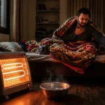 रूम हीटर के नुकसान sleeping with room heater blower on in closed room causes dehydration carbon monoxide and thermal shock