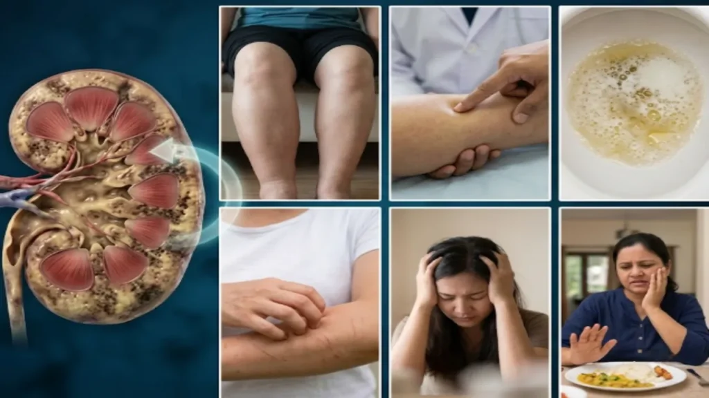 किडनी खराब होने के लक्षण kidney disease symptoms warning signs hindi