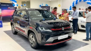मारुति सुजुकी ब्रेजा फेसलिफ्ट Maruti Suzuki Brezza Facelift black edition turbo engine