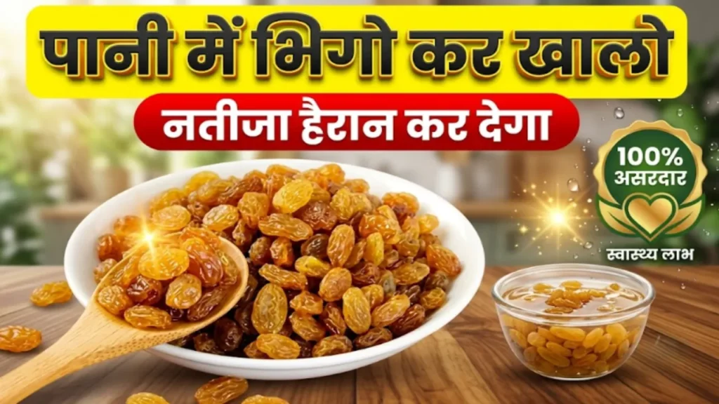 किशमिश खाने के फायदे Benefits of eating a handful of dark raisins