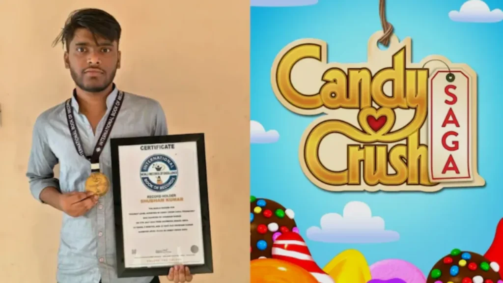 बिहार के लड़के का वर्ल्ड रिकॉर्ड Candy crush world record Shubham Kumar Bihar