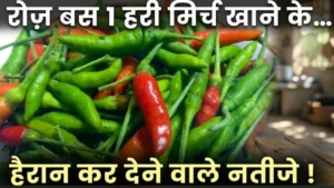हरी मिर्च के फायदे Hari Mirch Ke Fayde raw green chilli benefits for health metabolism