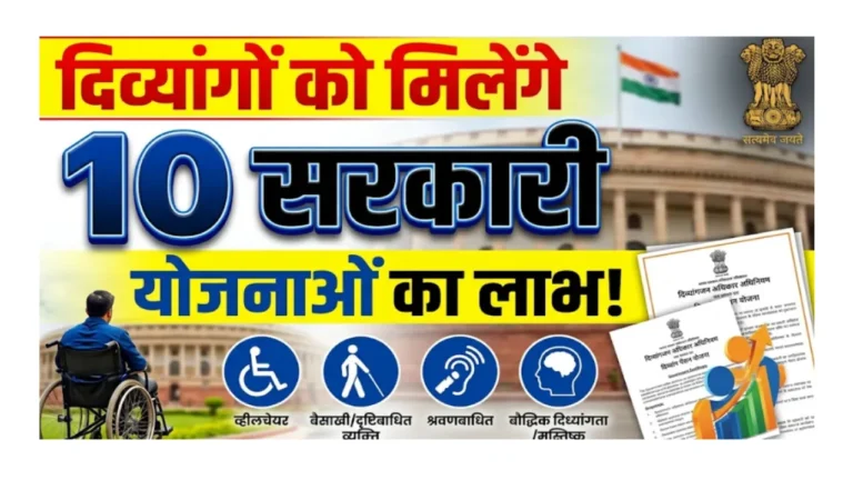दिव्यांग सरकारी योजनाएं Divyang Sarkari Yojana UDID card benefits disability scheme