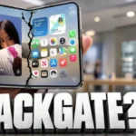 आईफोन डओ क्रैक गेट iPhone Duo Crack Gate Apple foldable phone screen broken hinge issue