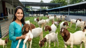 गोट फार्मिंग Goat Farming Business African Boer breed profit success story