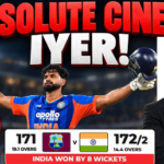 श्रेयस अय्यर का शतक Shreyas Iyer century IND vs WI T20 highlights Naman Dhir