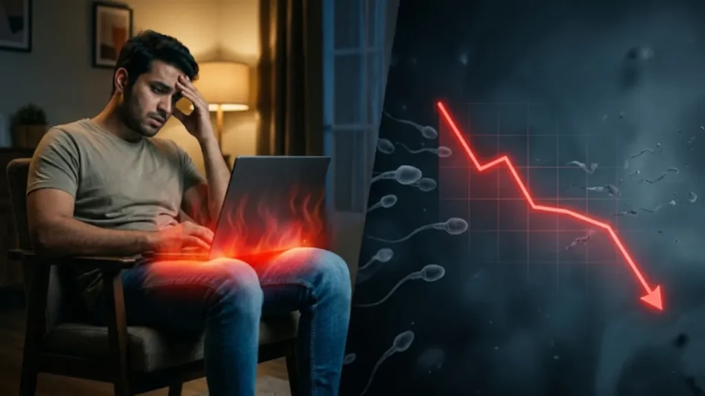 स्पर्म काउंट कम होने के कारण Tight underwear laptop male fertility side effects